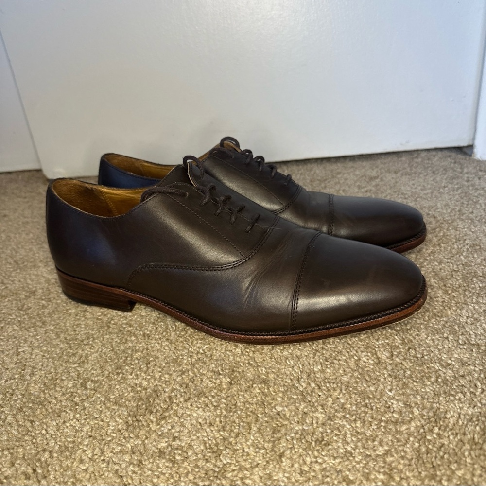 Polo Ralph Lauren dark brown Alesky Calfskin Oxford